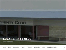 Tablet Screenshot of lovatshintyclub.co.uk
